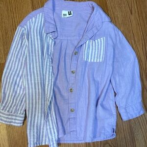 Cotton On Kids Lavender Button Down Shirt